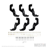 Westin 2019-2026 Chevy Silverado/Sierra 1500 Crew Cab Non LD PRO TRAXX 4 Oval Nerf Step Bars - Black